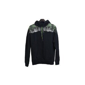 Marcelo Burlon Wood Wings Hoodie Black Green